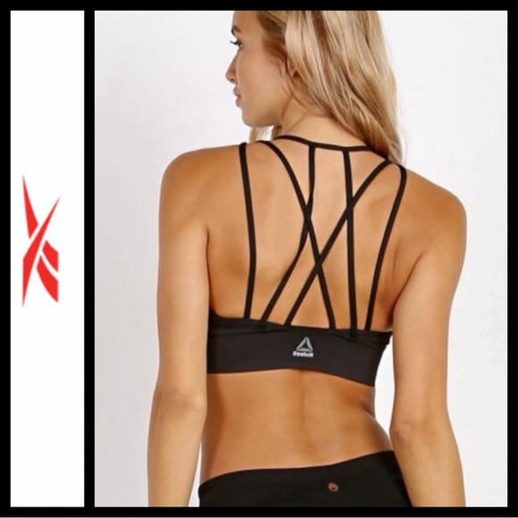 Reebok Other - NWT REEBOK V-Neck Strappy Sports Bra